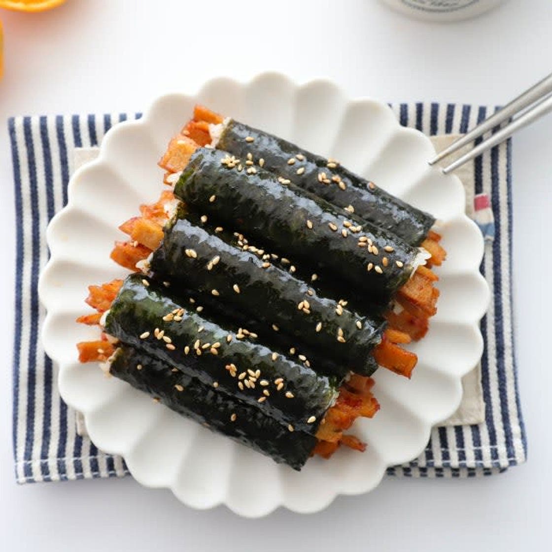 매콤 어묵김밥 만들기 매운어묵김밥 사각어묵요리