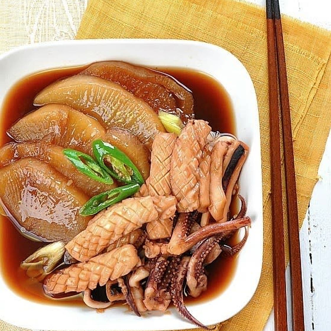 오징어무조림