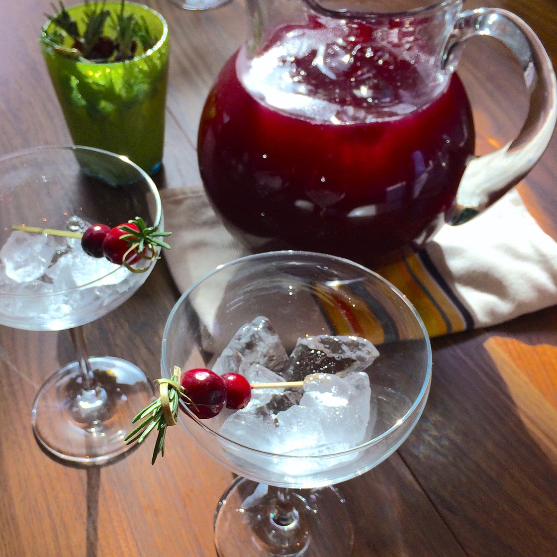 Cranberry daiquiris