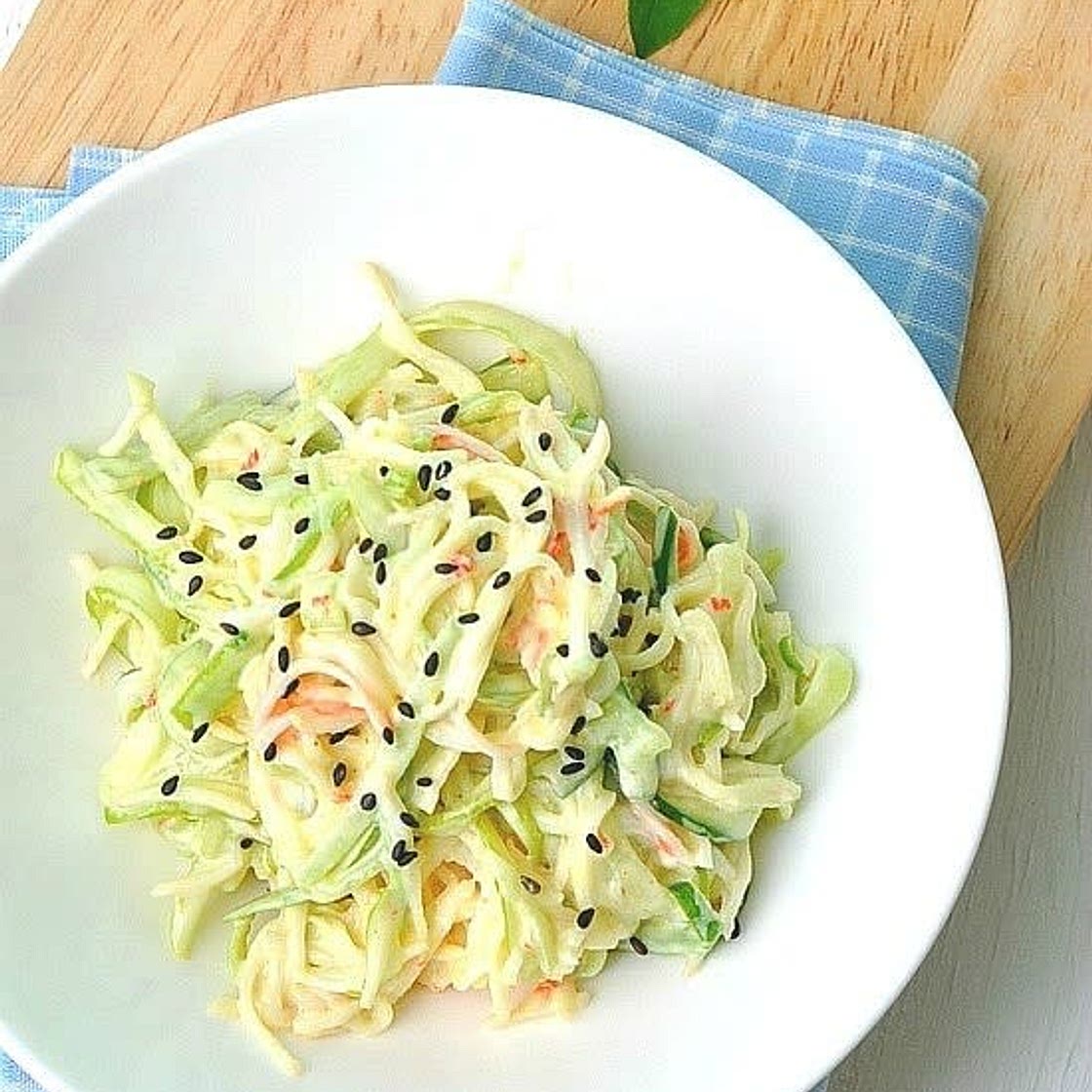 오이맛살무침