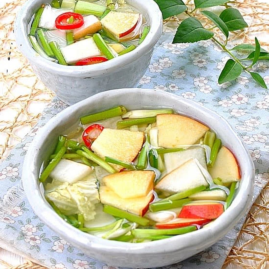 맑은나박김치