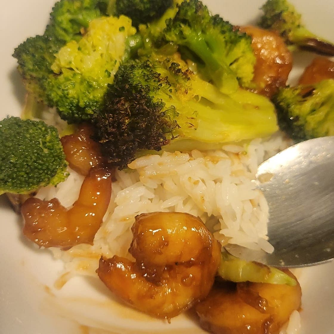Honey Garlic Shrimp Skillet