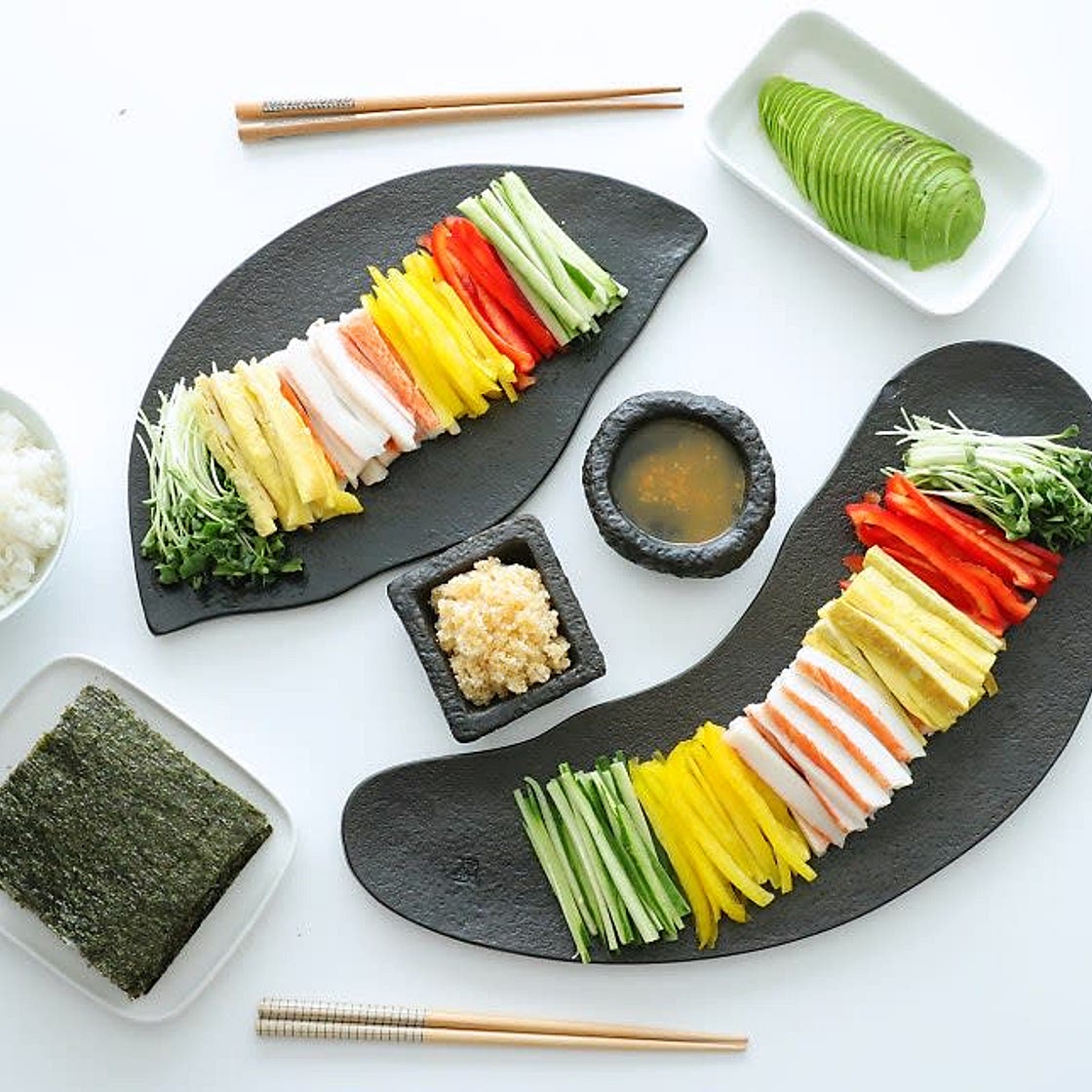 LA김밥 만드는법 김밥맛있게 싸는법 마약김밥 소스까지!