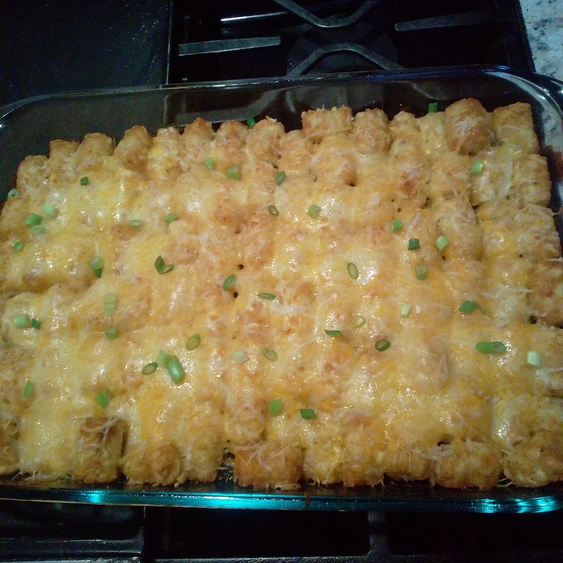 Mexican Casserole with Tater Tots & Ground Beef