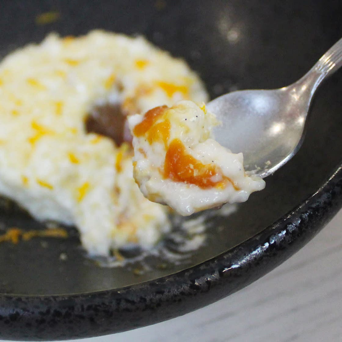 Chef Reid’s Jasmine Rice Pudding with Citrus Caramel Sauce 