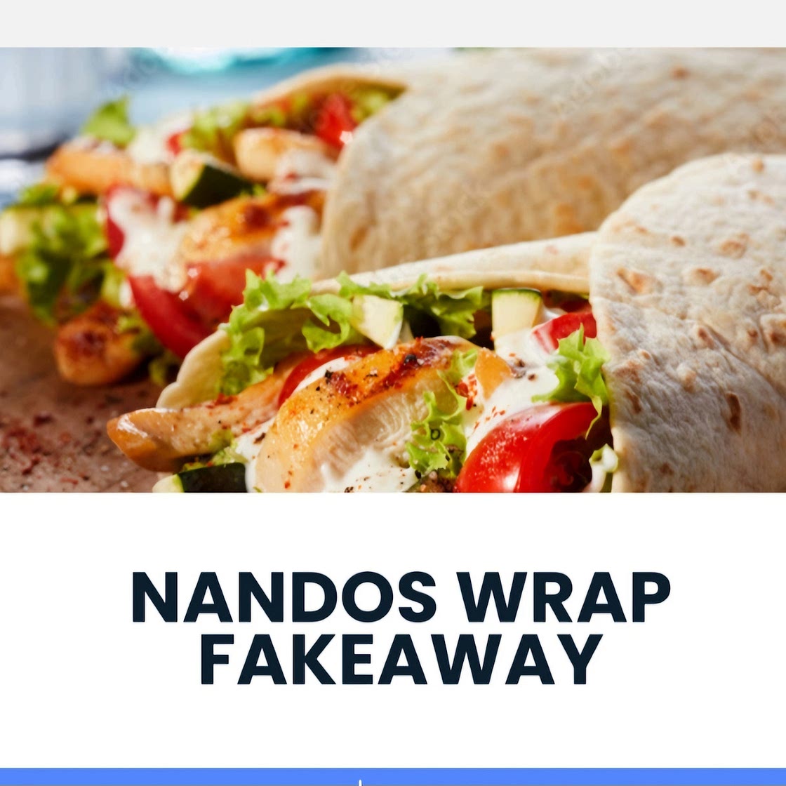 NANDOS WRAP FAKEAWAY 452 cal *