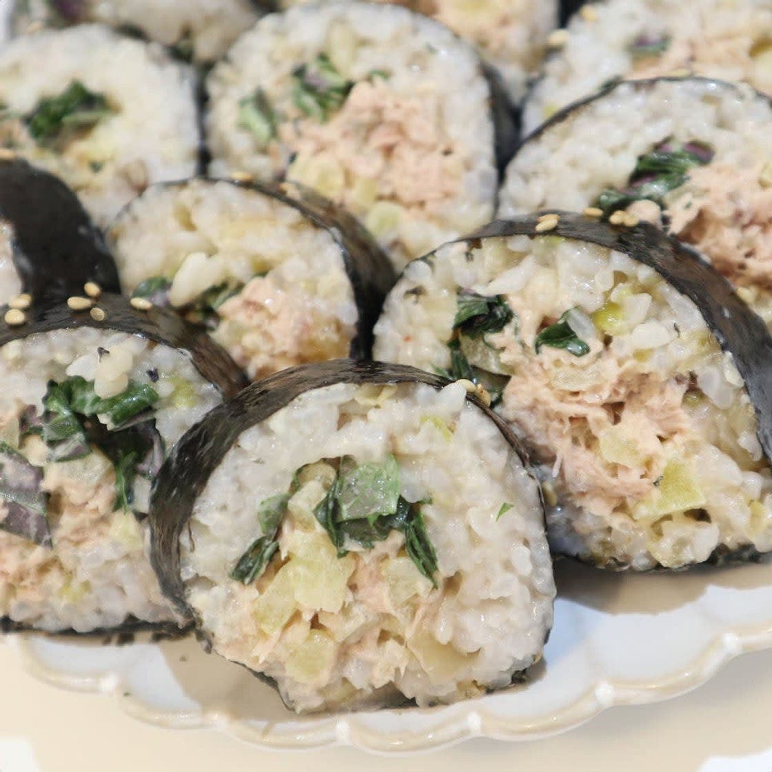묵은지 참치김밥 만들기