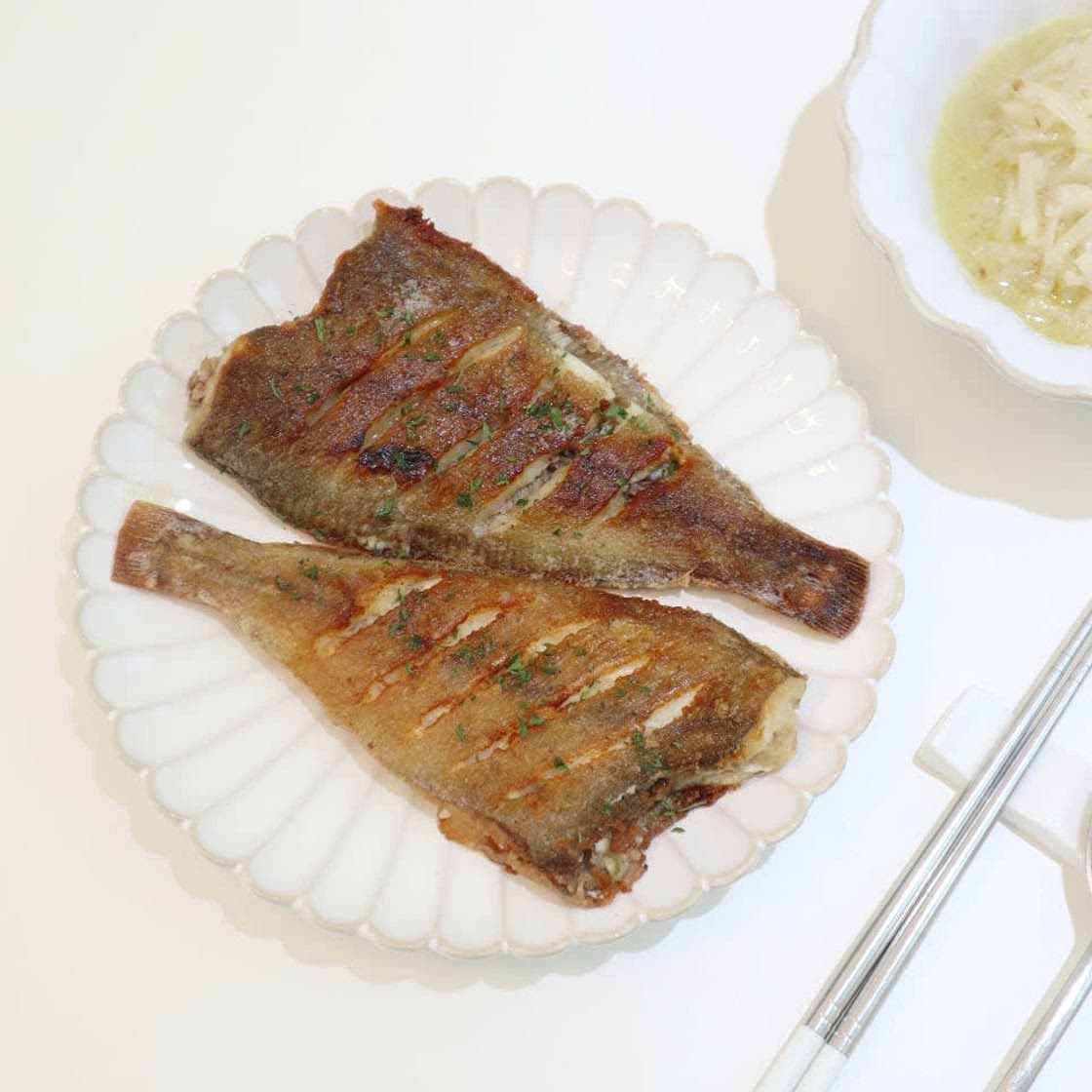 가자미 버터구이 만들기