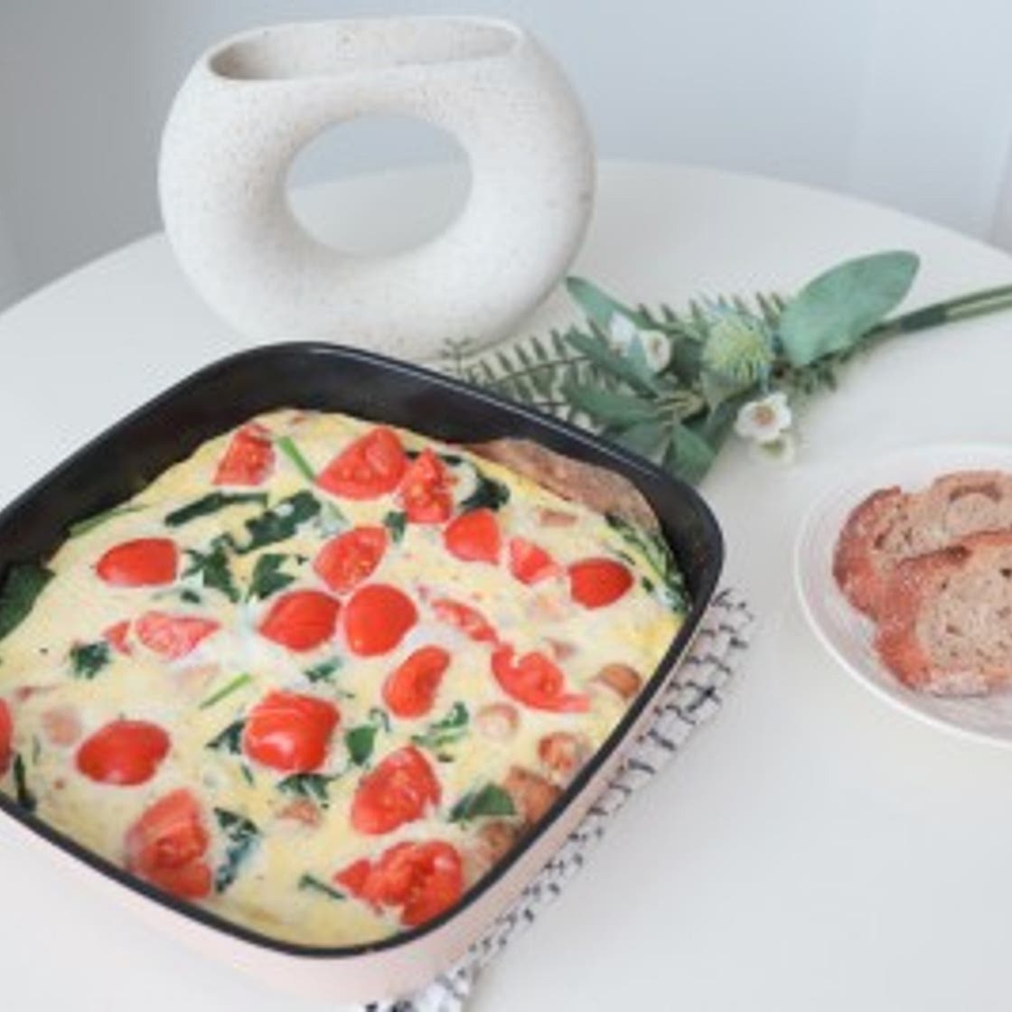 시금치 프리타타 만들기