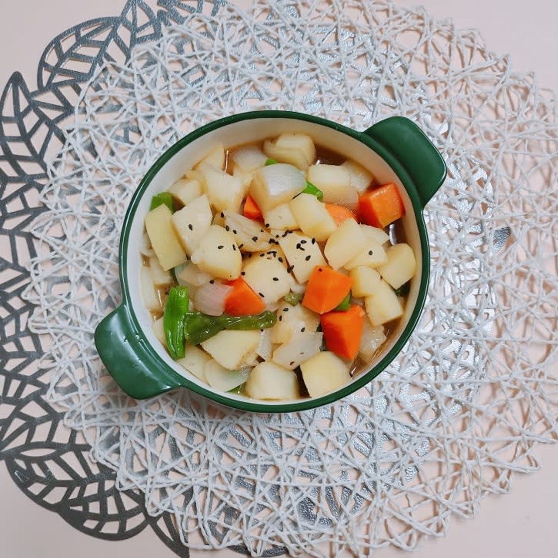 꽈리고추 감자 조림