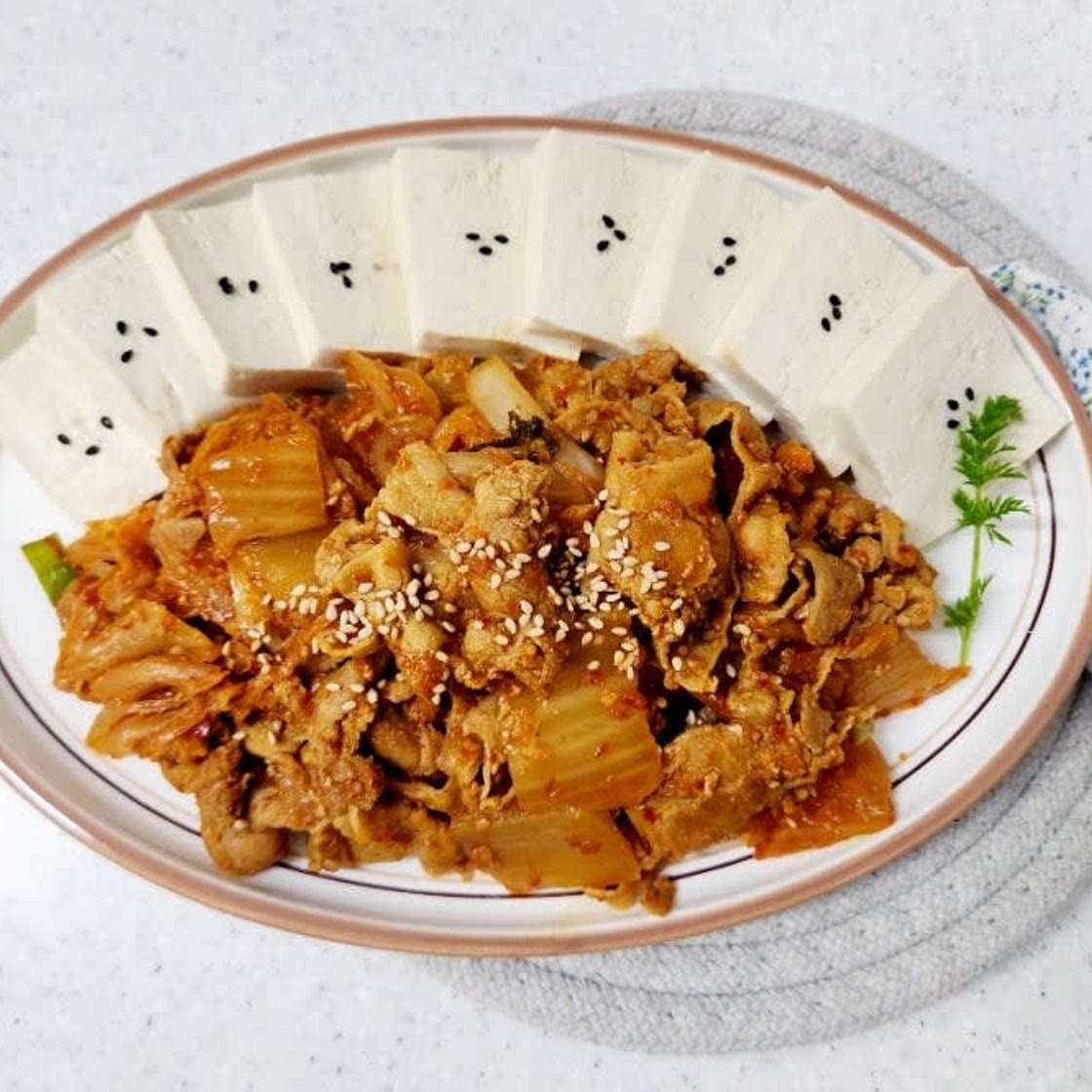 두부김치 만들기 김치 제육볶음 돼지고기 두부김치 레시피