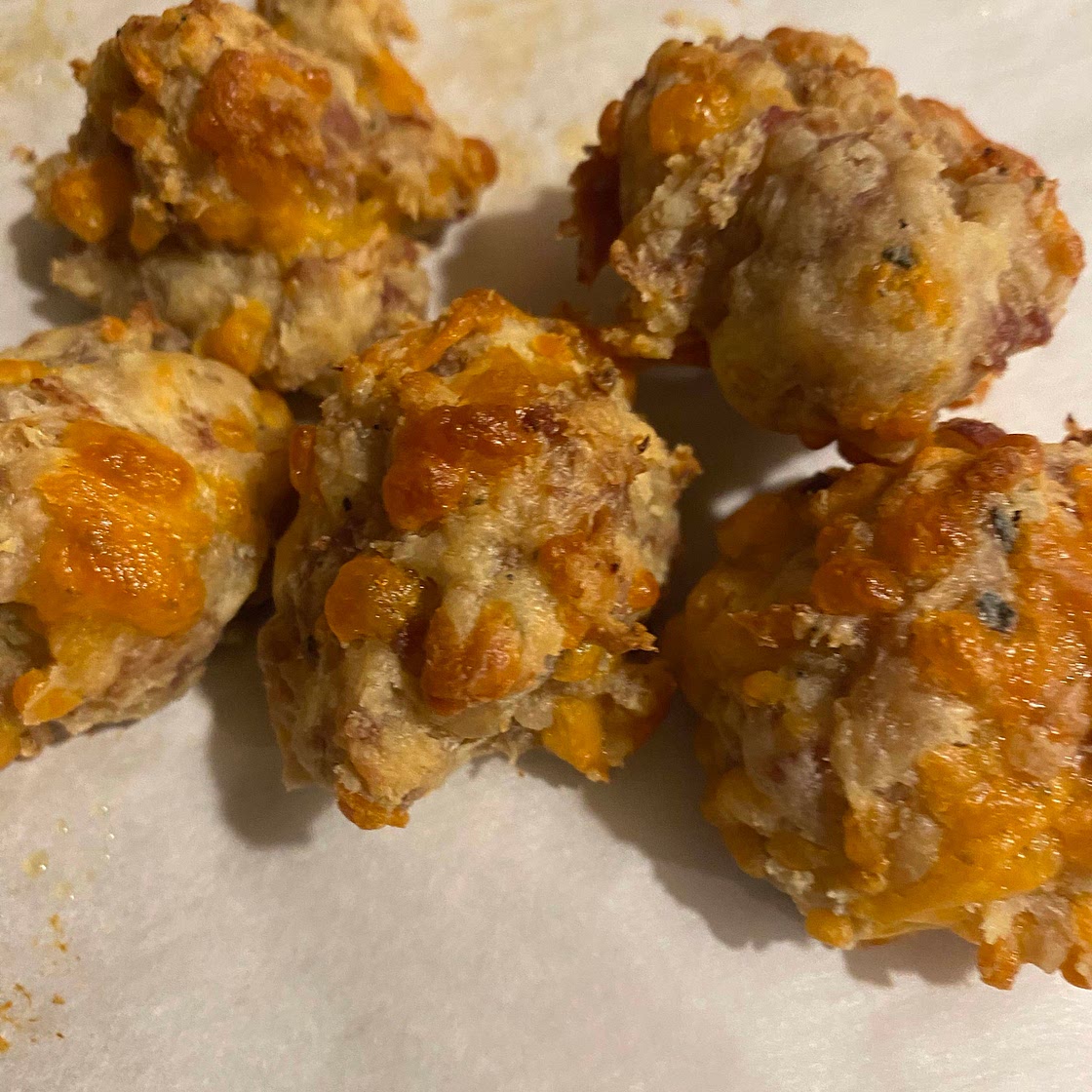 Sausage balls with cream cheese