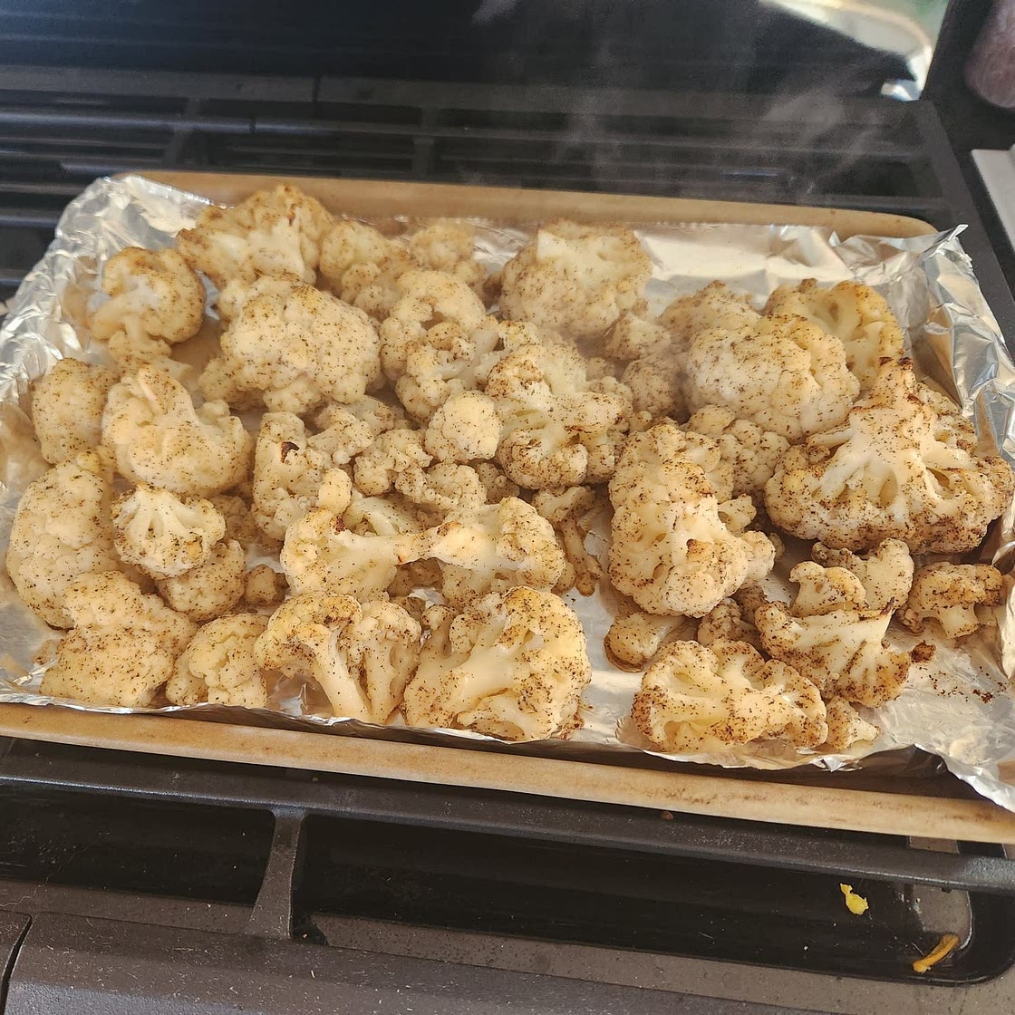 ROASTED GARLIC CAULIFLOWER
