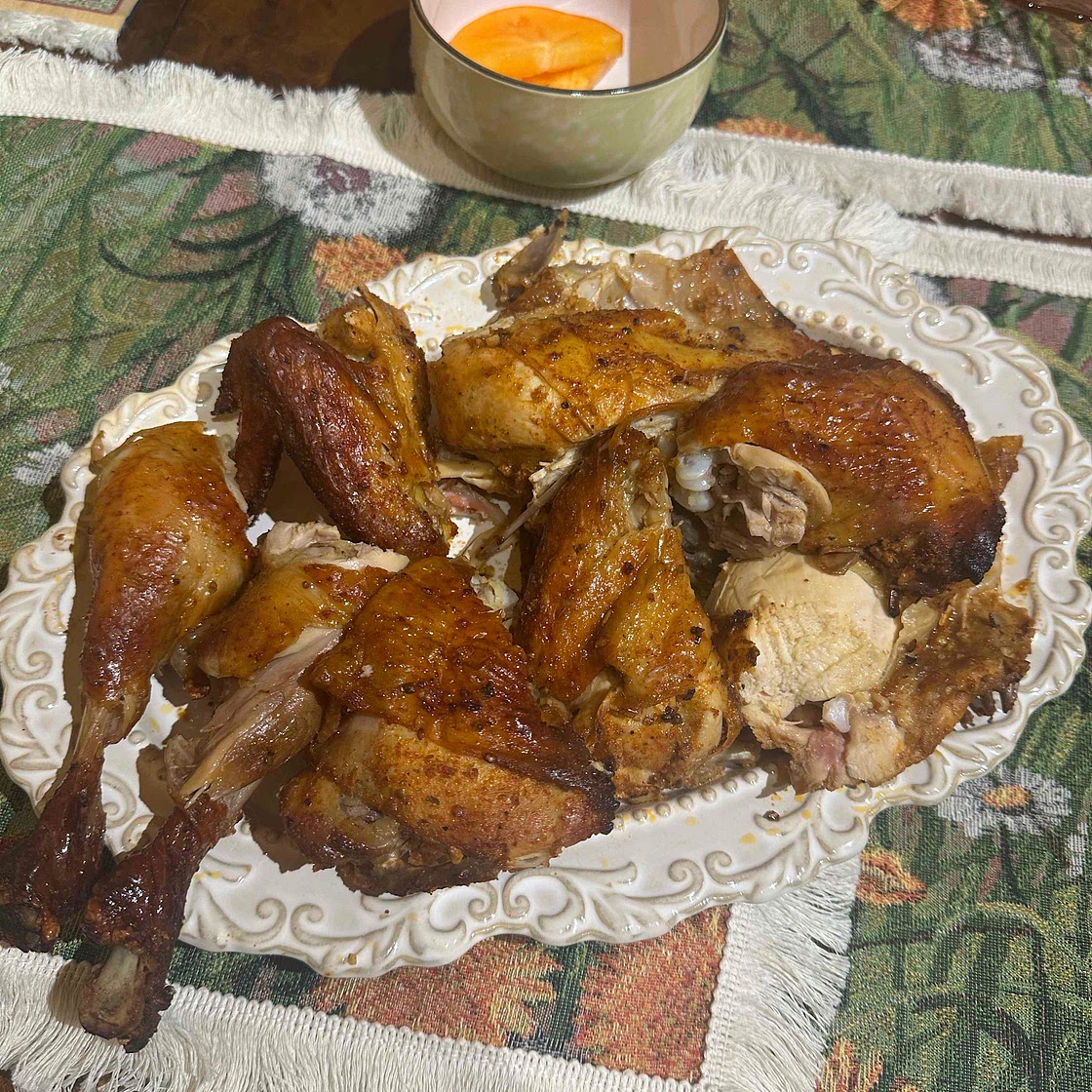 Peruvian roast chix