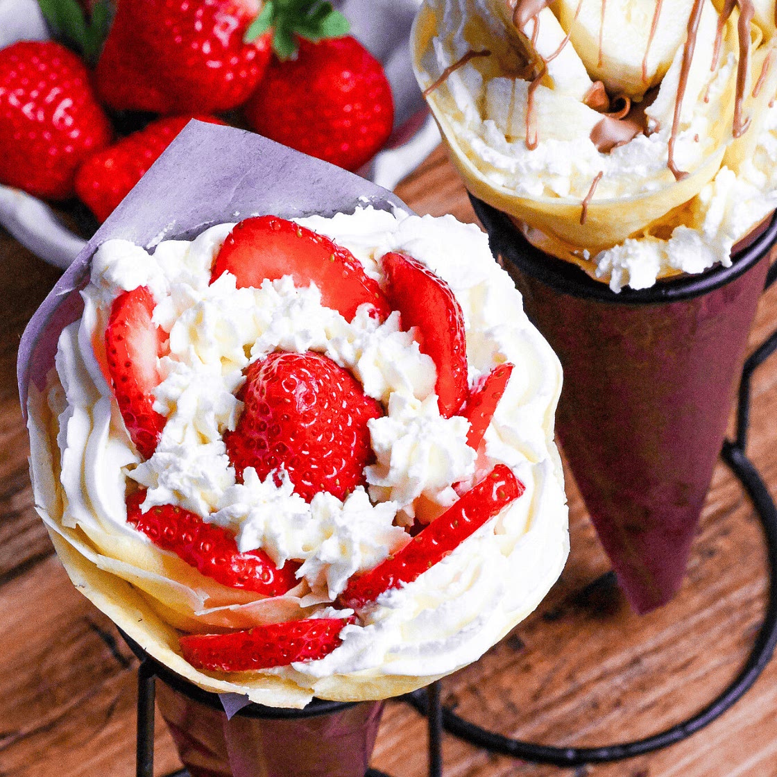 Japanese Crepes (Harajuku Style)