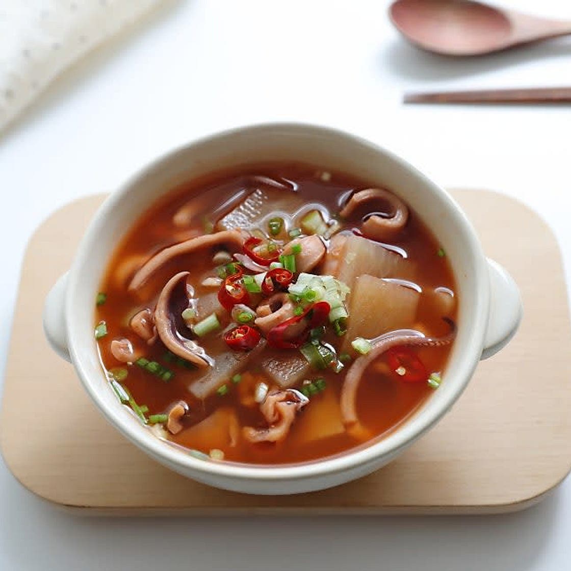 얼큰 오징어무국 만드는법 칼칼하고 감칠맛나게~