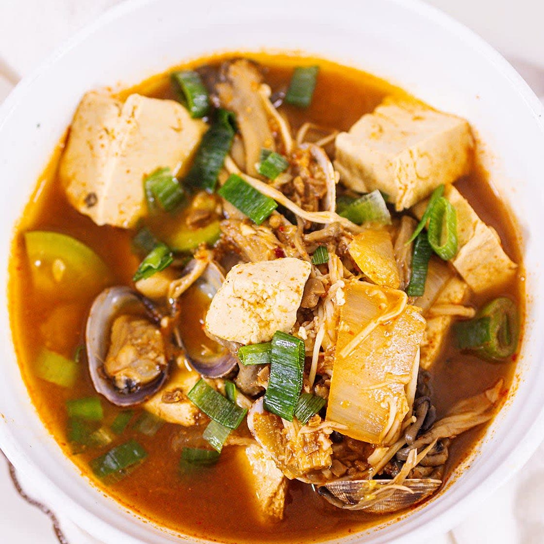 바지락 된장찌개