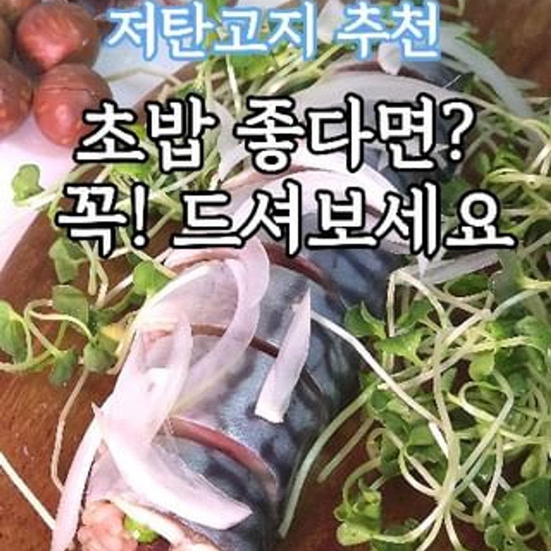 초절임고등어(시메사바) 김밥