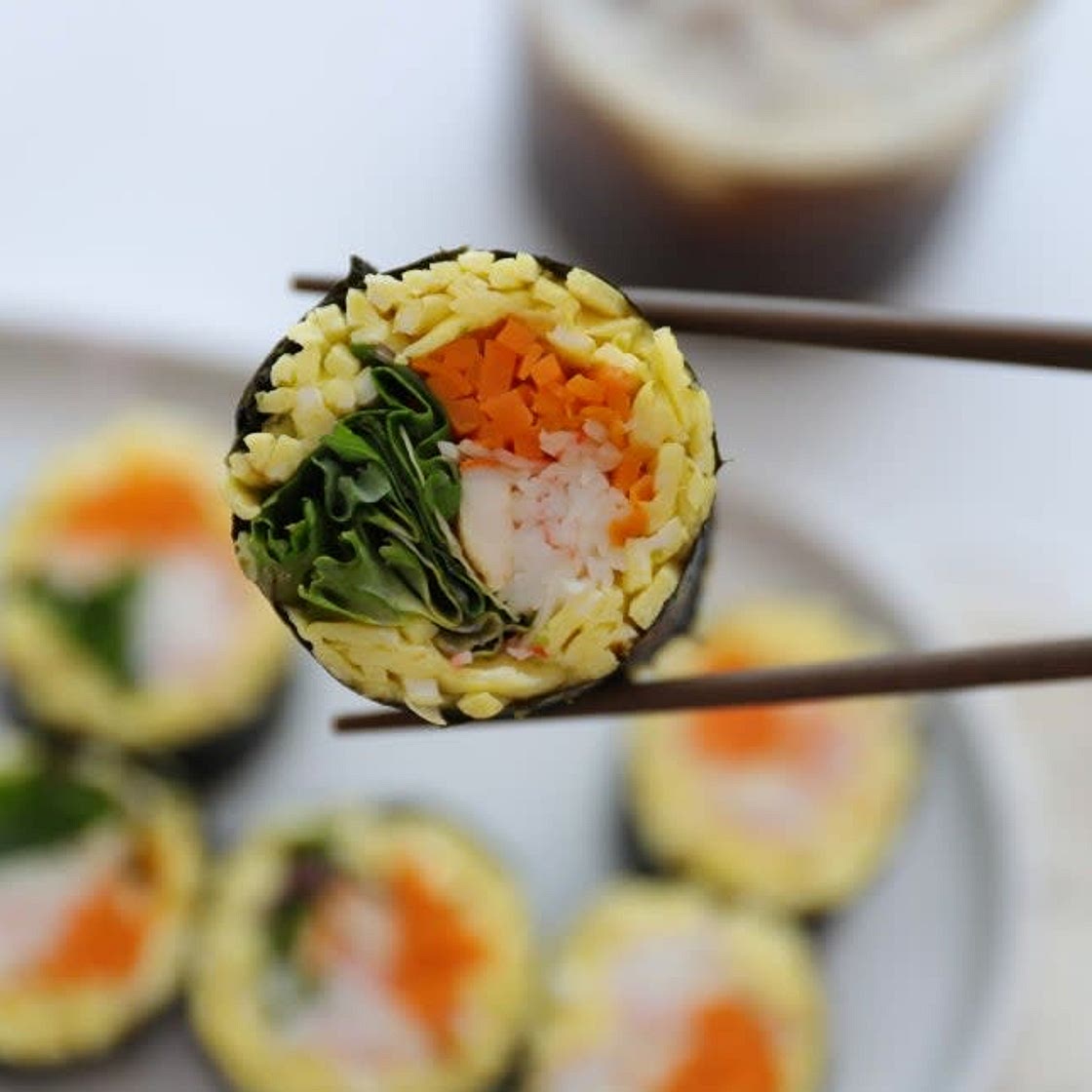 키토김밥 만들기 계란김밥 맛있어요~저탄고지식단