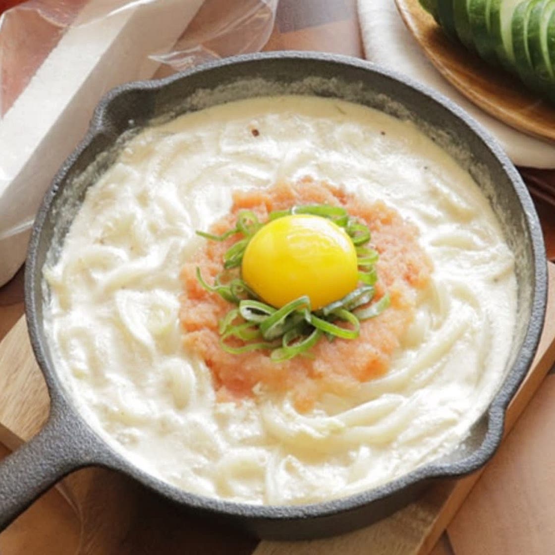 명란크림 우동