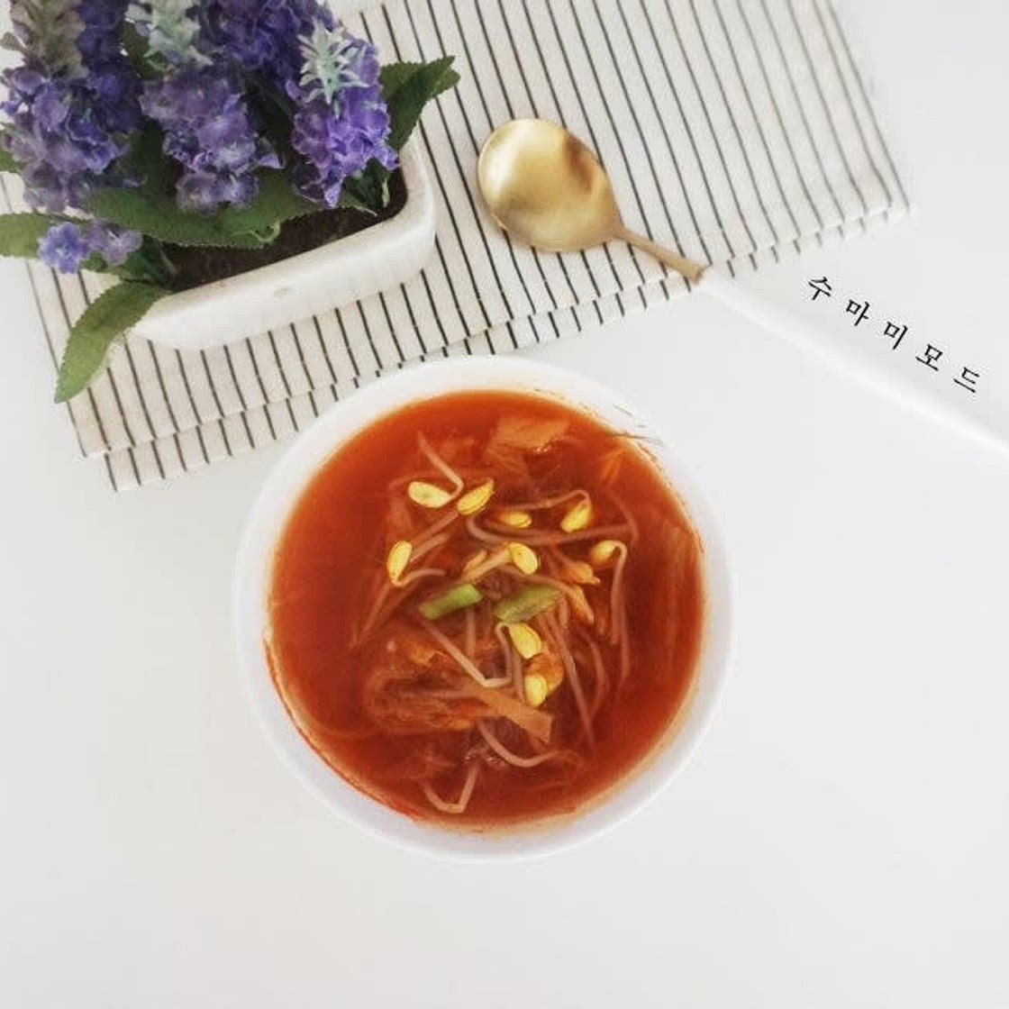 김치콩나물국 레시피