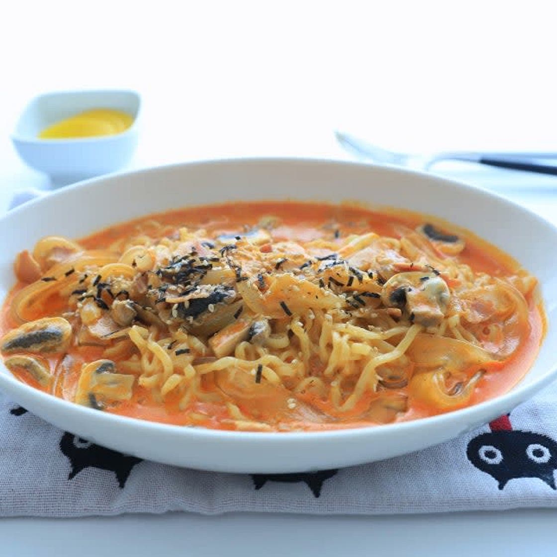 꾸덕꾸덕 맛있는 불닭까르보나라 만들기 크림불닭