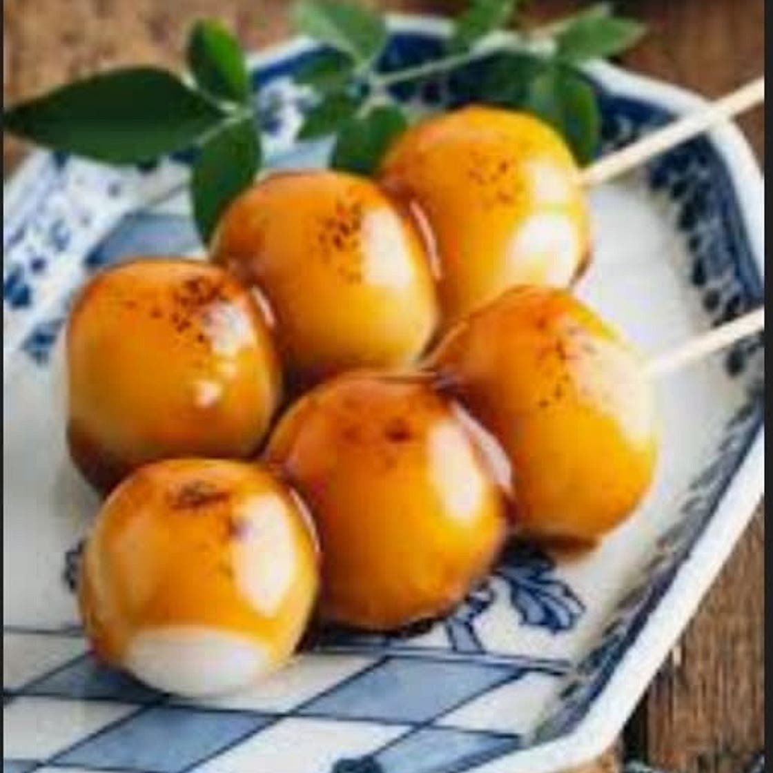 Mitarashi dango