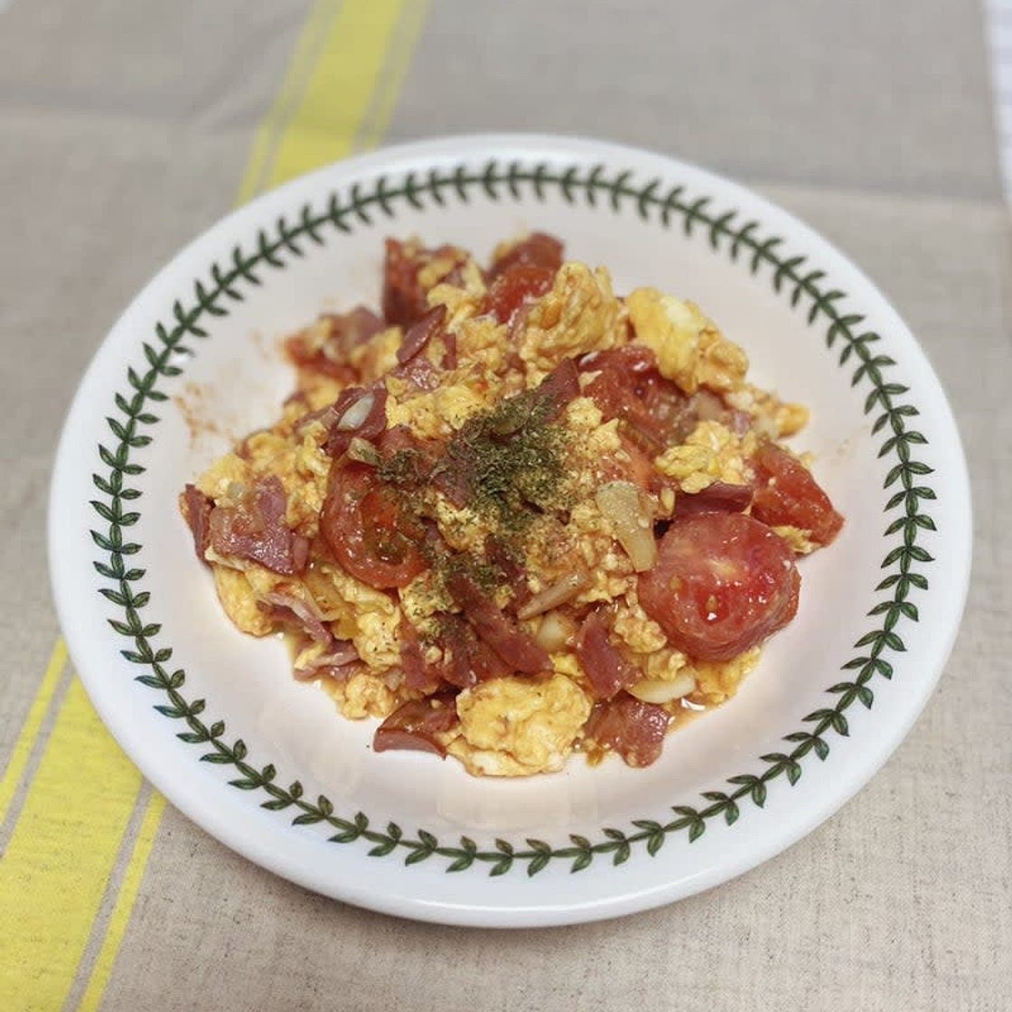 간단하게 먹기좋은 냉파요리 토마토계란볶음