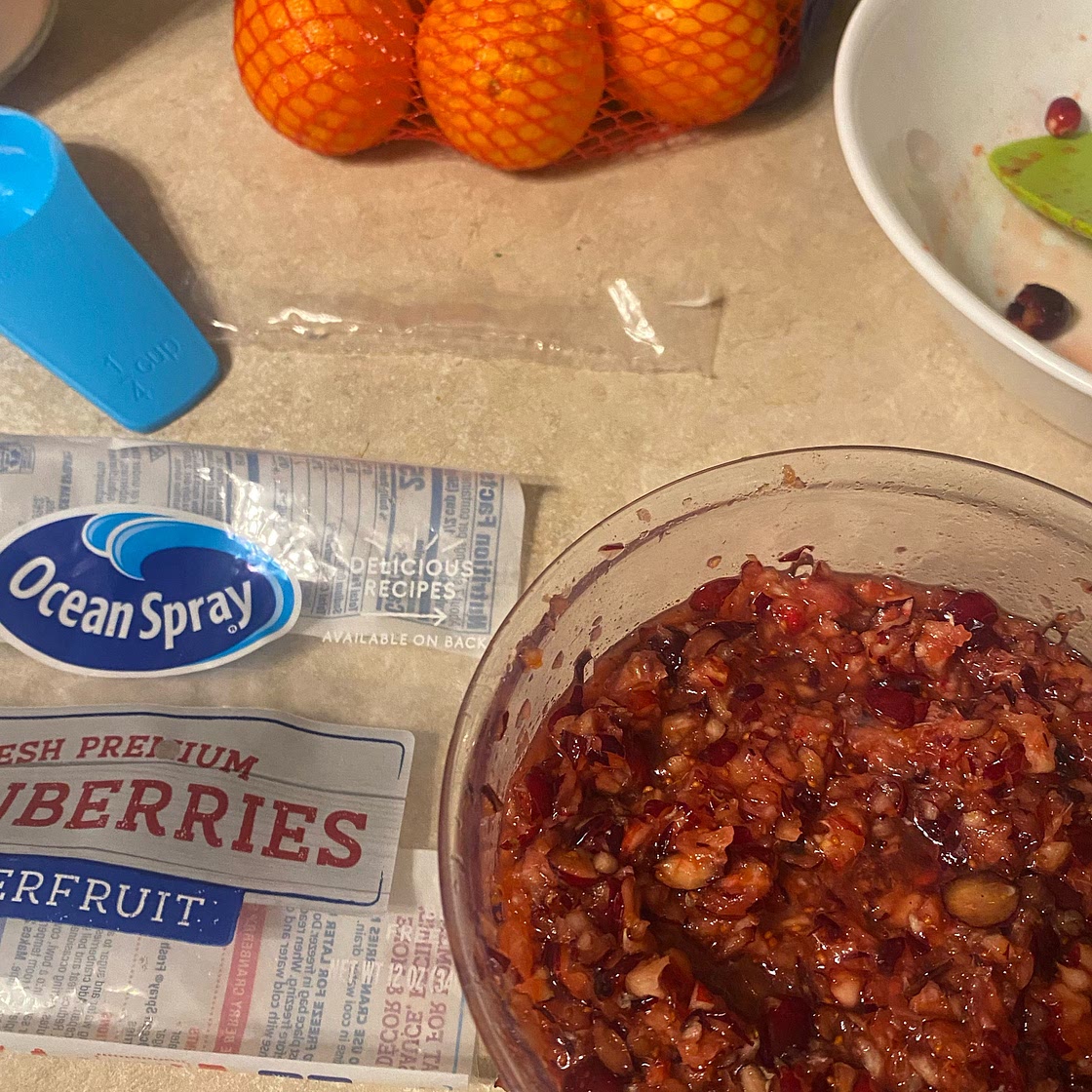 Cranberry Orange Relish