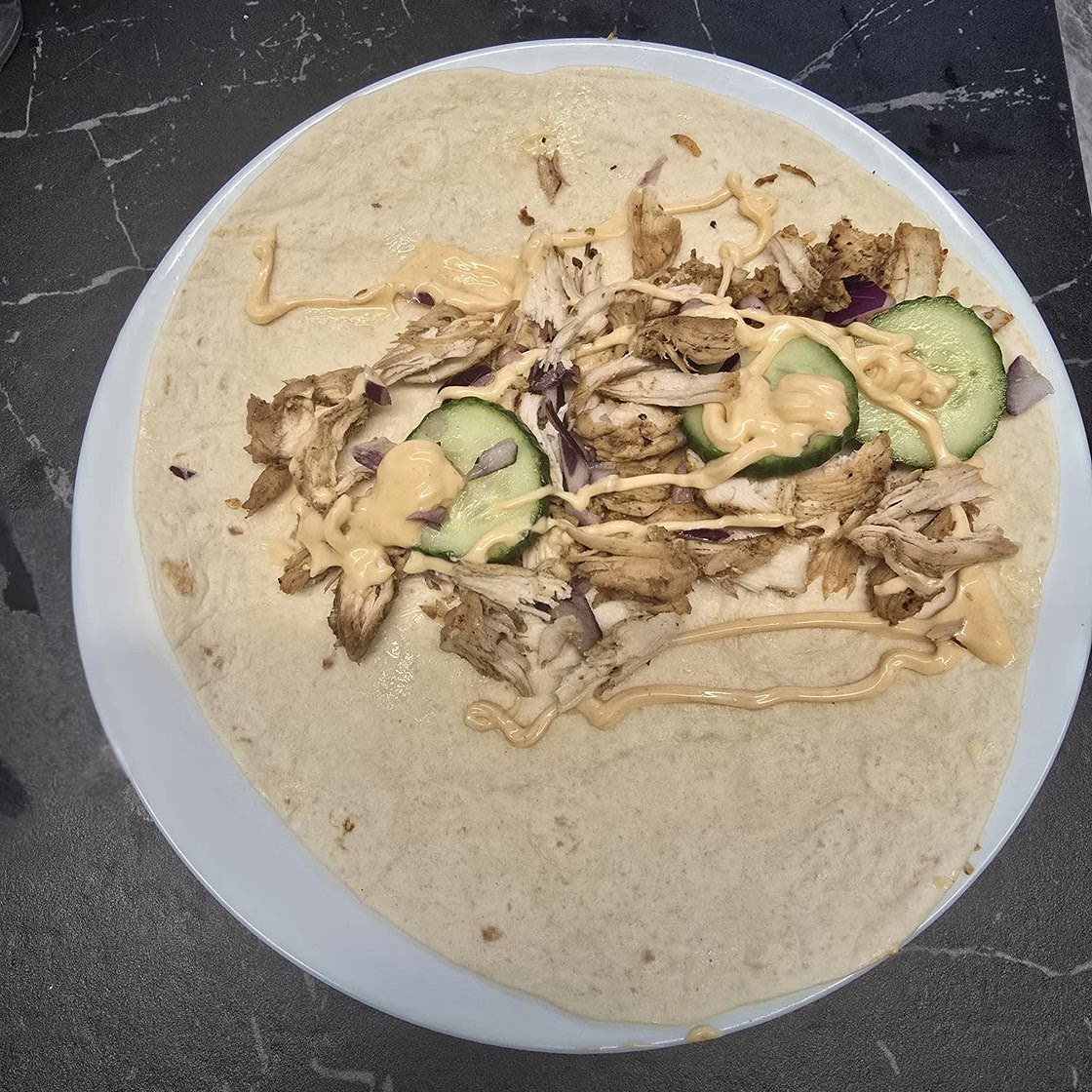 High Protein Spicy Grilled Chicken Wraps