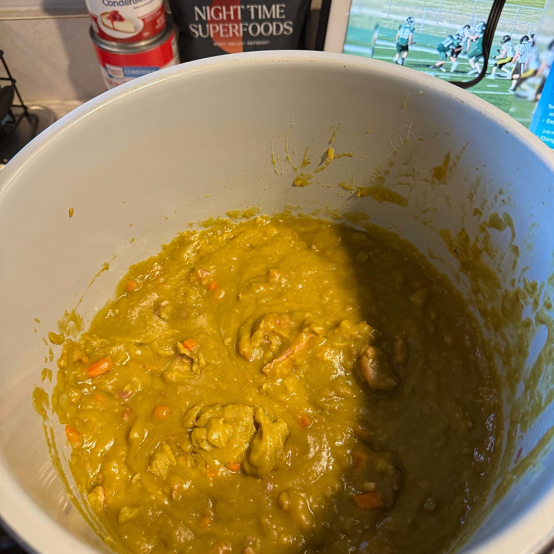 Instant Pot Split Pea Soup with Ham
