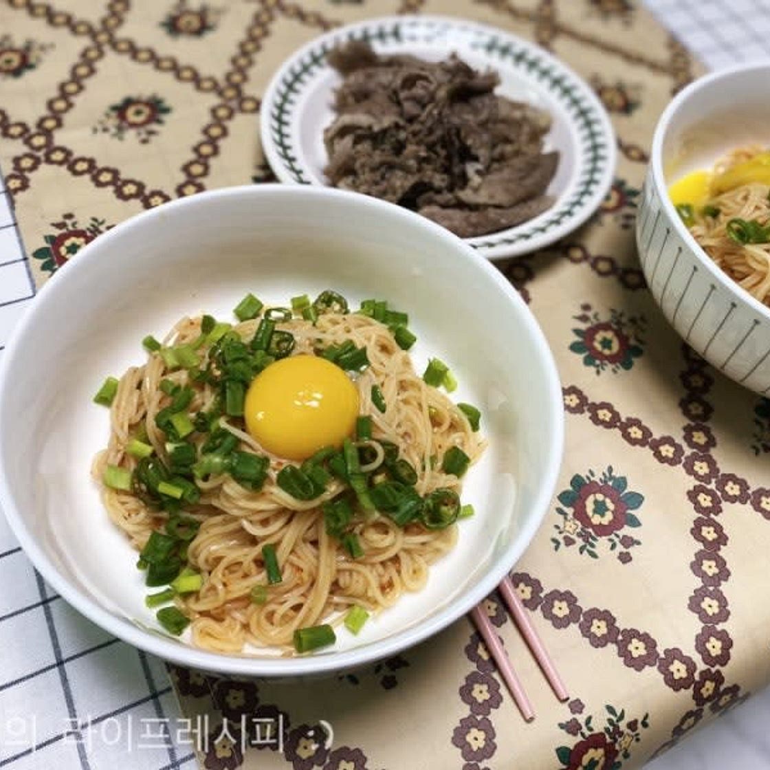 [간장국수 레시피] 점심메뉴추천 초간단 맛있는 간장비빔국수