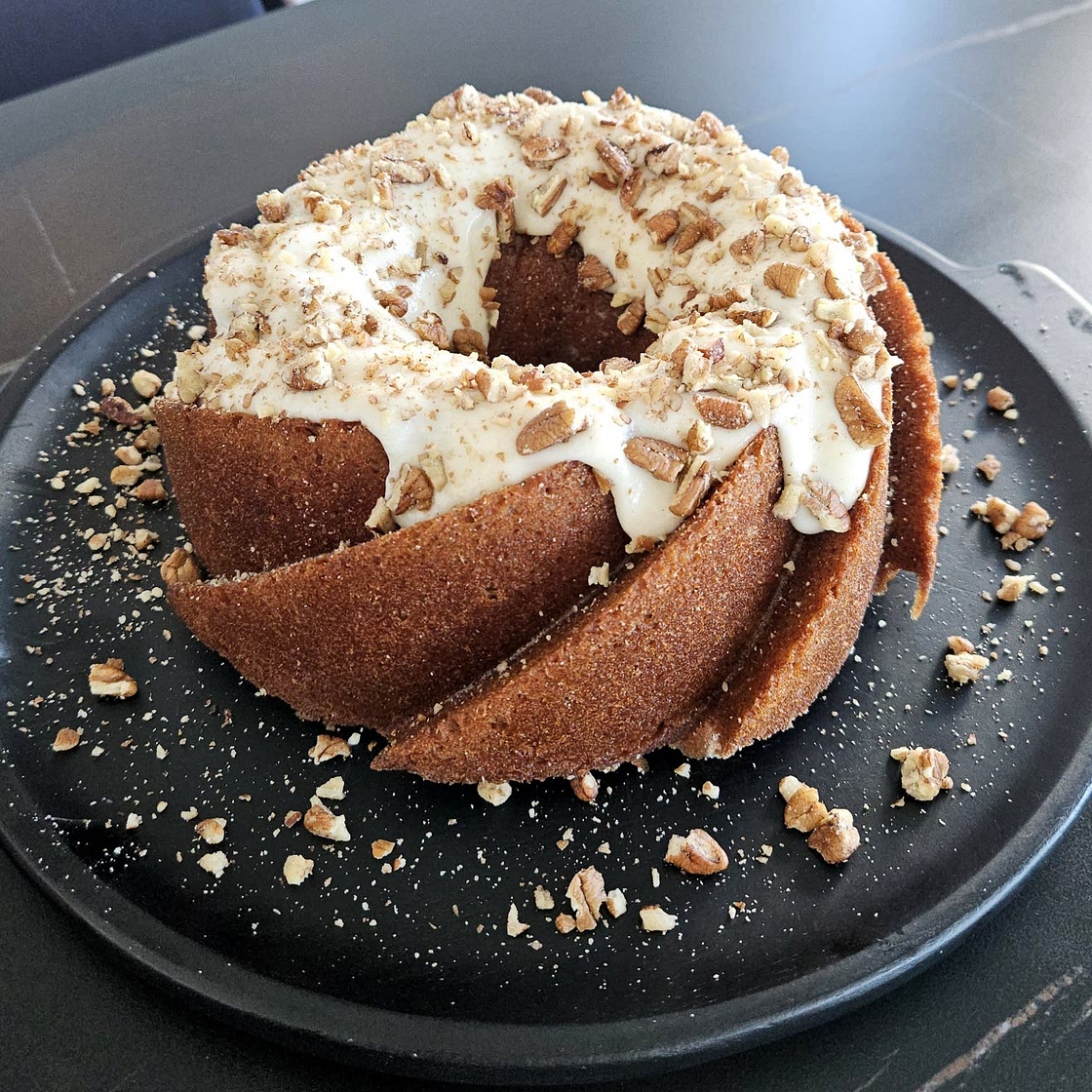 Autumn Spice Cake with Cream Cheese Frosting