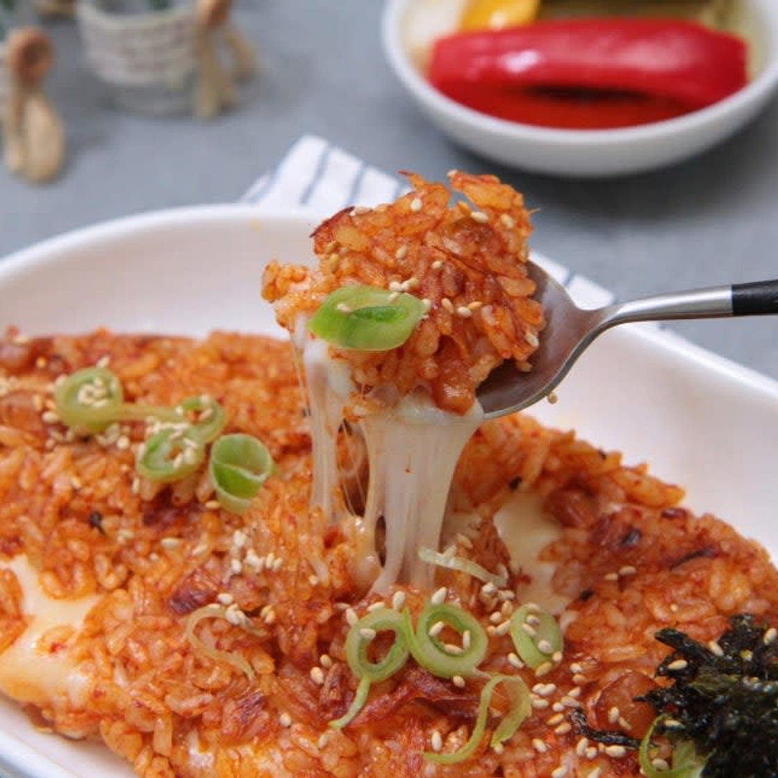 강식당 백종원 김치밥 만들기 김치밥이 피오씁니다