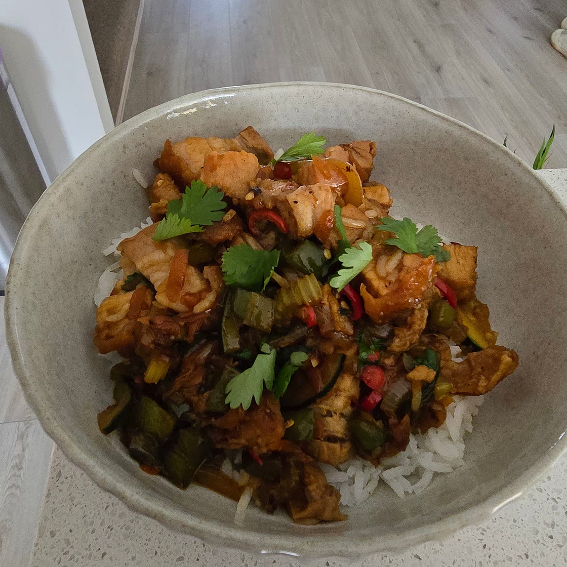 Pork Belly Stirfry