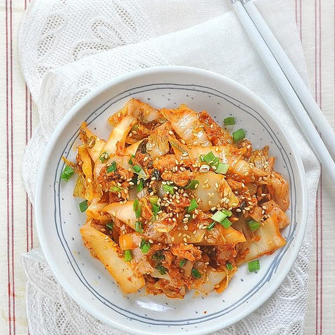 참치김치볶음