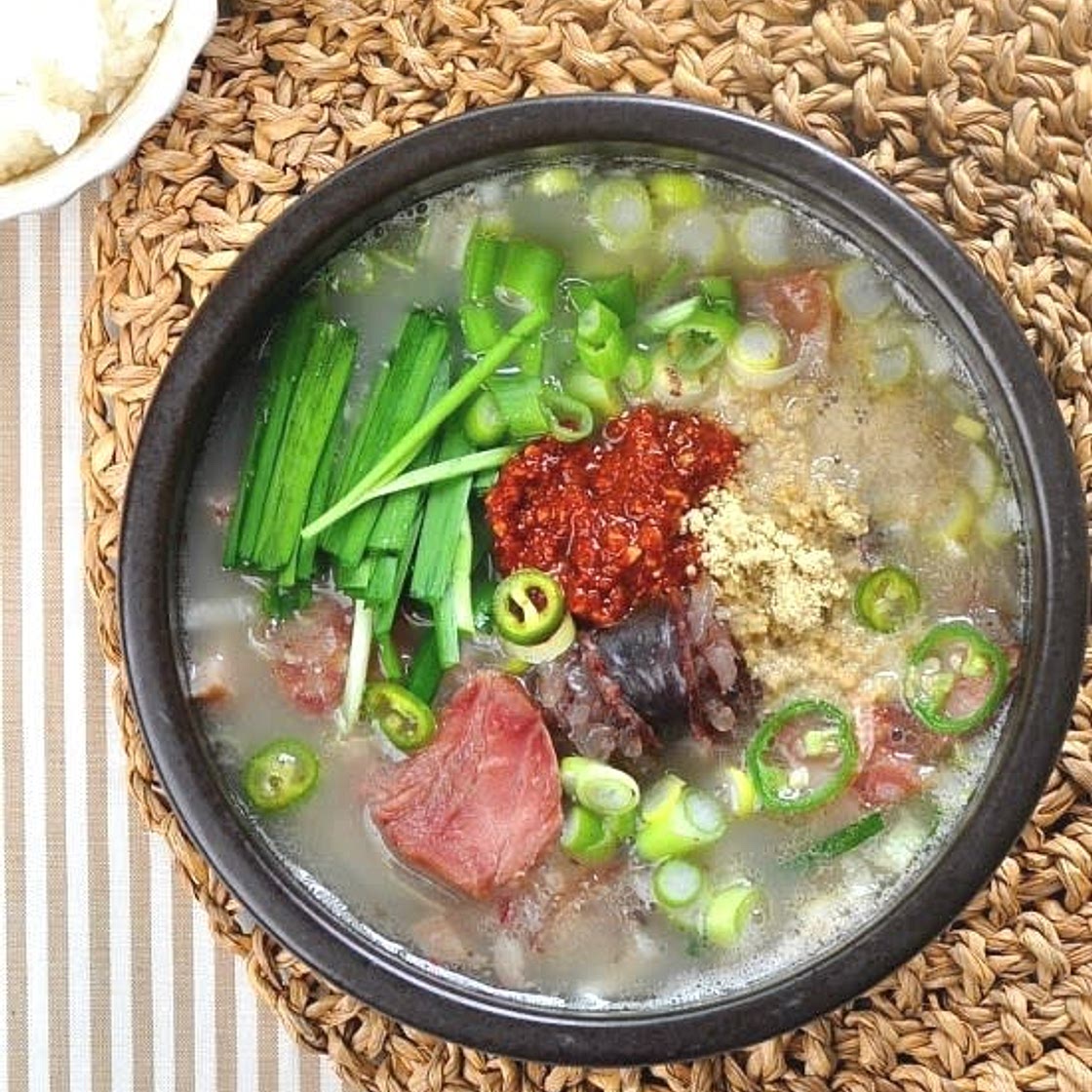 사골순대국