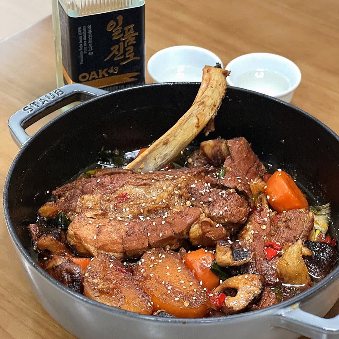 간장 돼지갈비찜 레시피 간단 돼지갈비찜