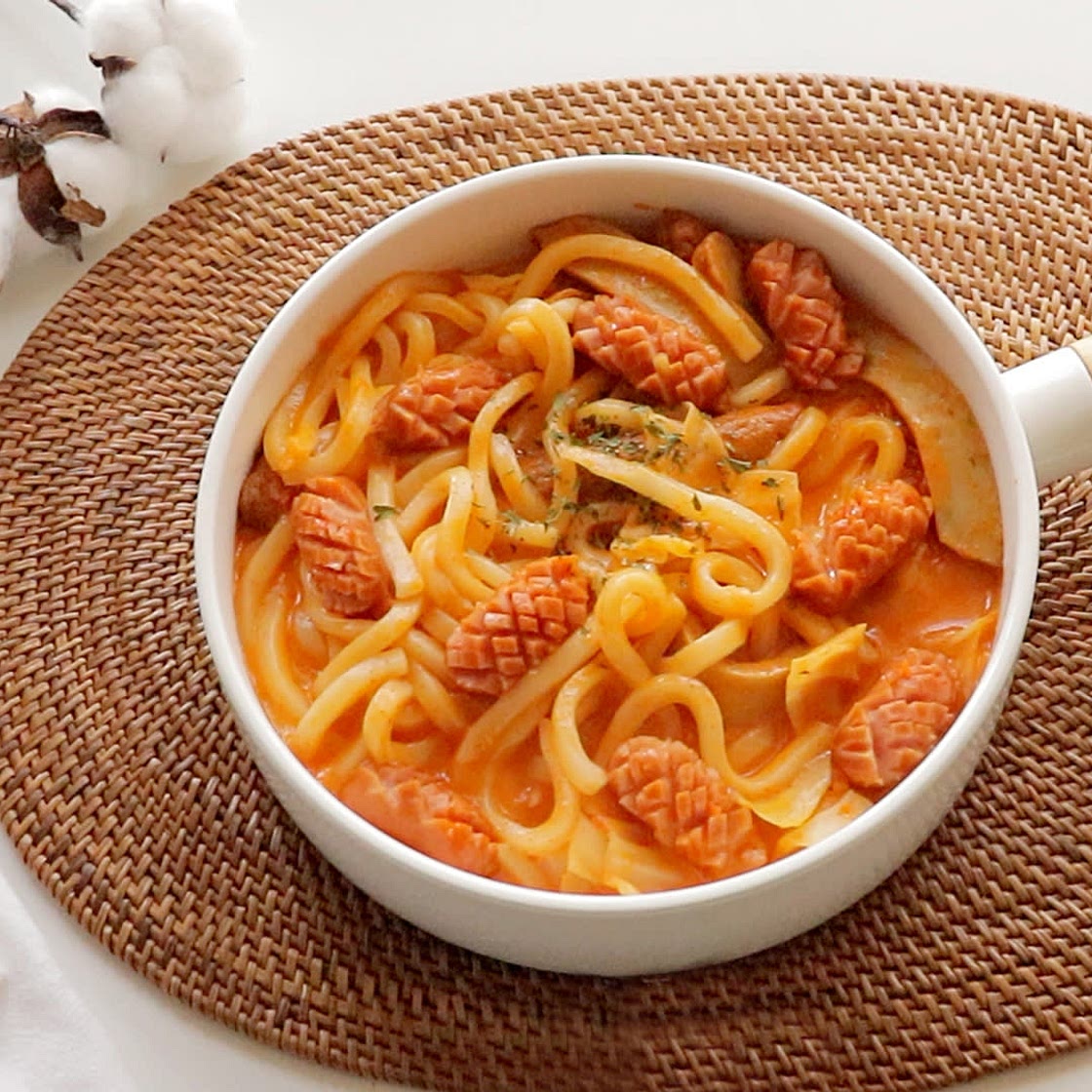 로제 우동 떡볶이