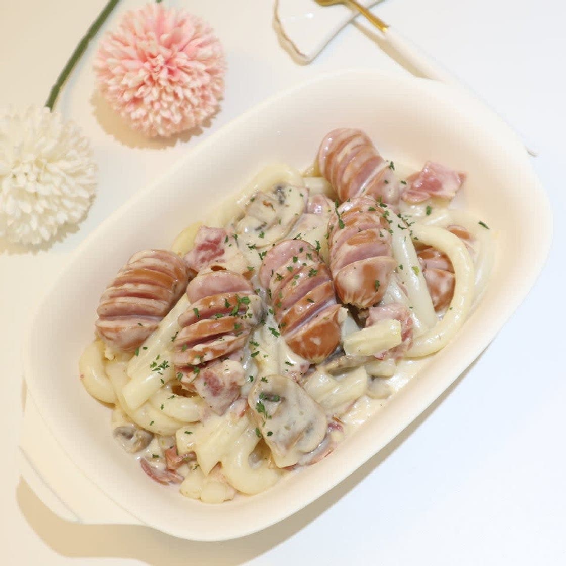 까르보나라 떡볶이 만들기