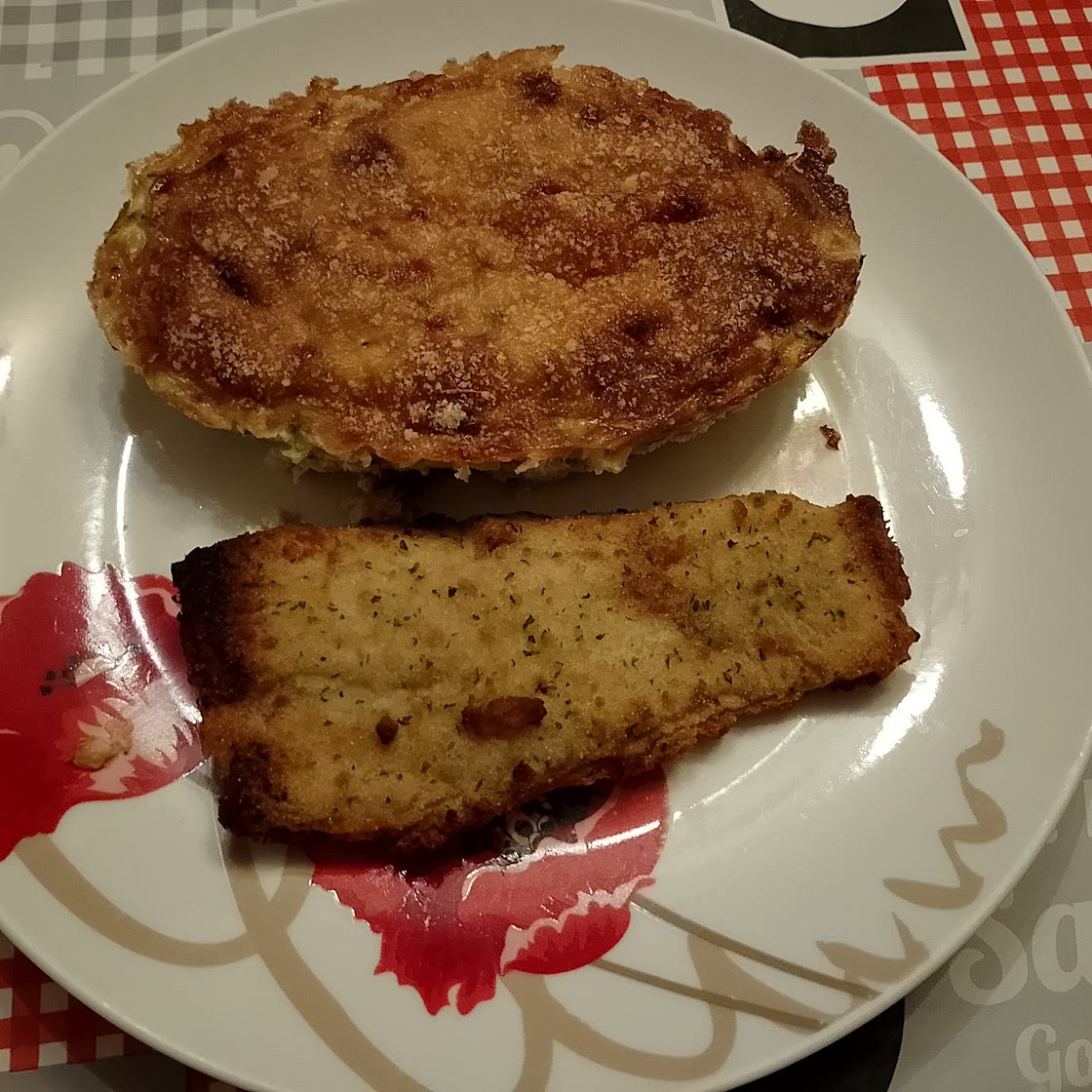 Gratin riz et courgettes
