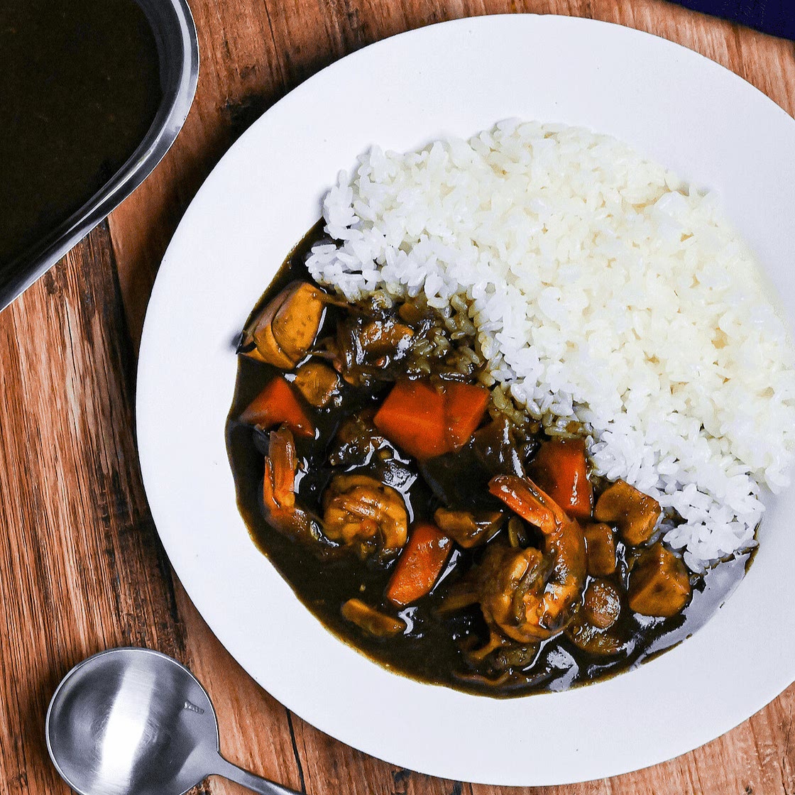 Japanese Dark Seafood Curry