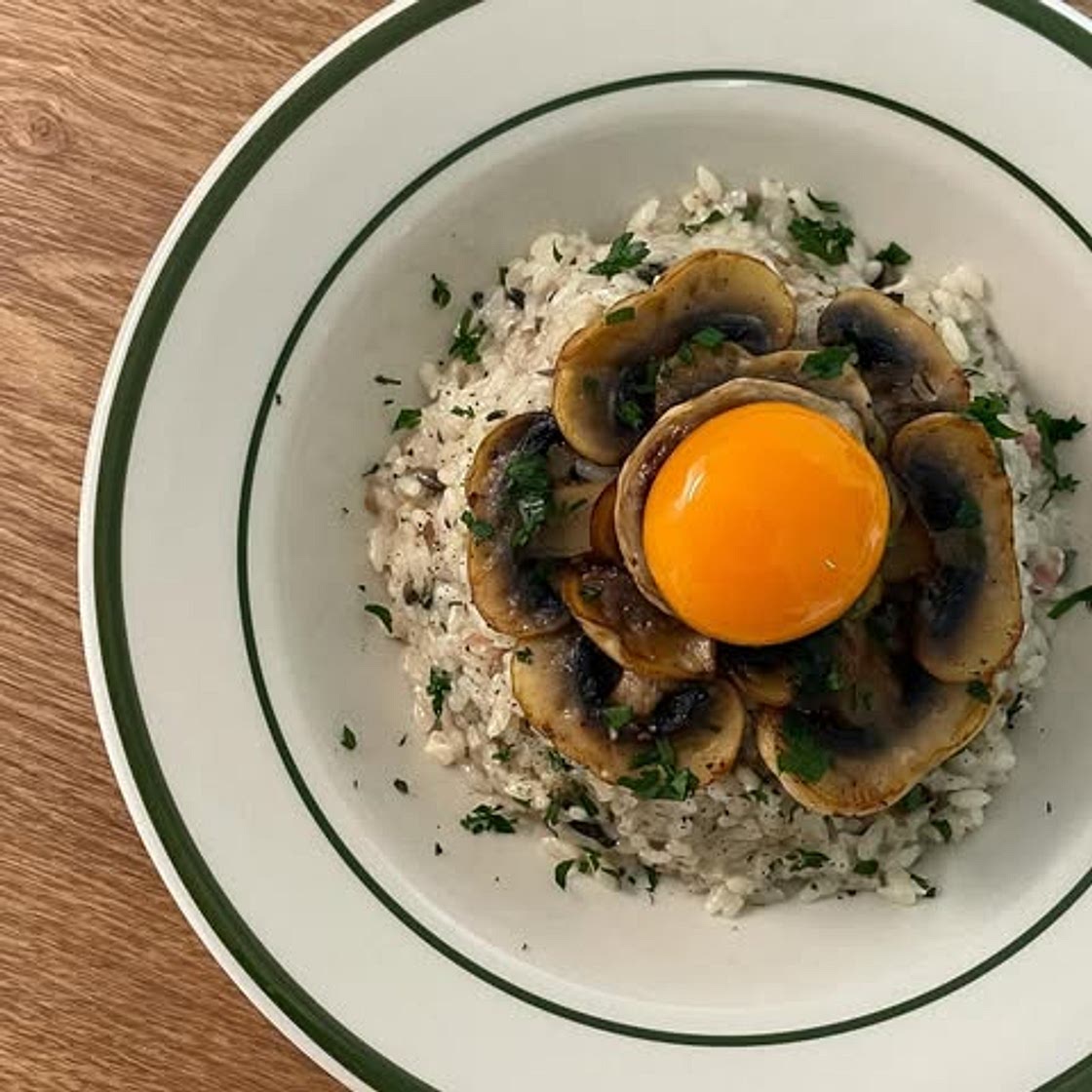 버섯크림 리조또👩🏻‍🍳
