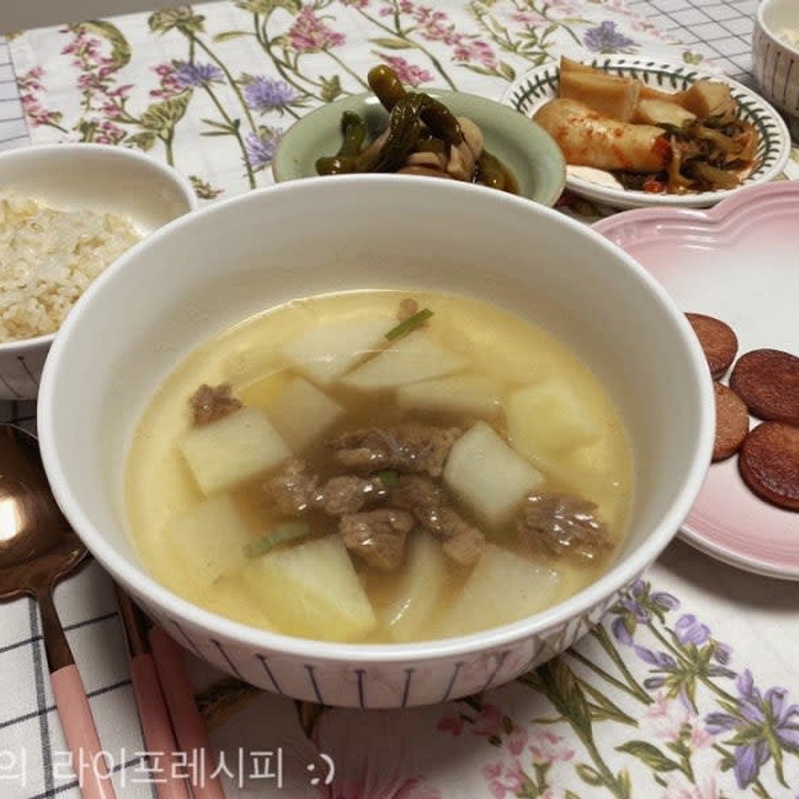 속이 따뜻해지는 맛있는 국요리 백종원 소고기무국