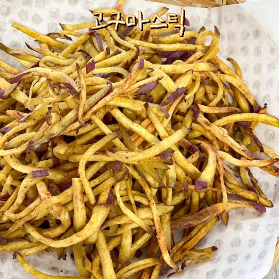 고구마칩 고구마스틱 만들기 전자레인지 간식 만들기