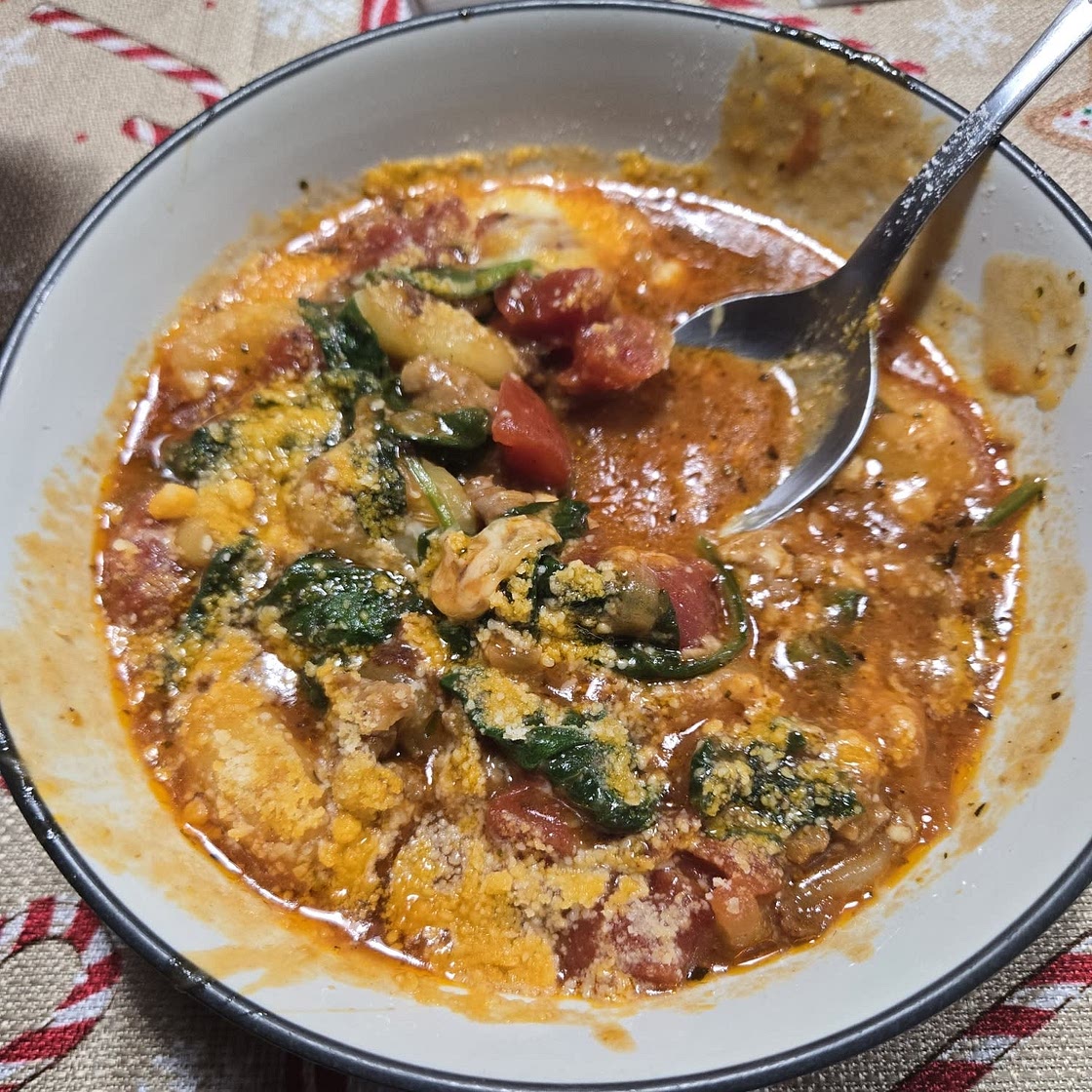 Cheesy One-Pot Gnocchi with Italian Sausage & Spinach