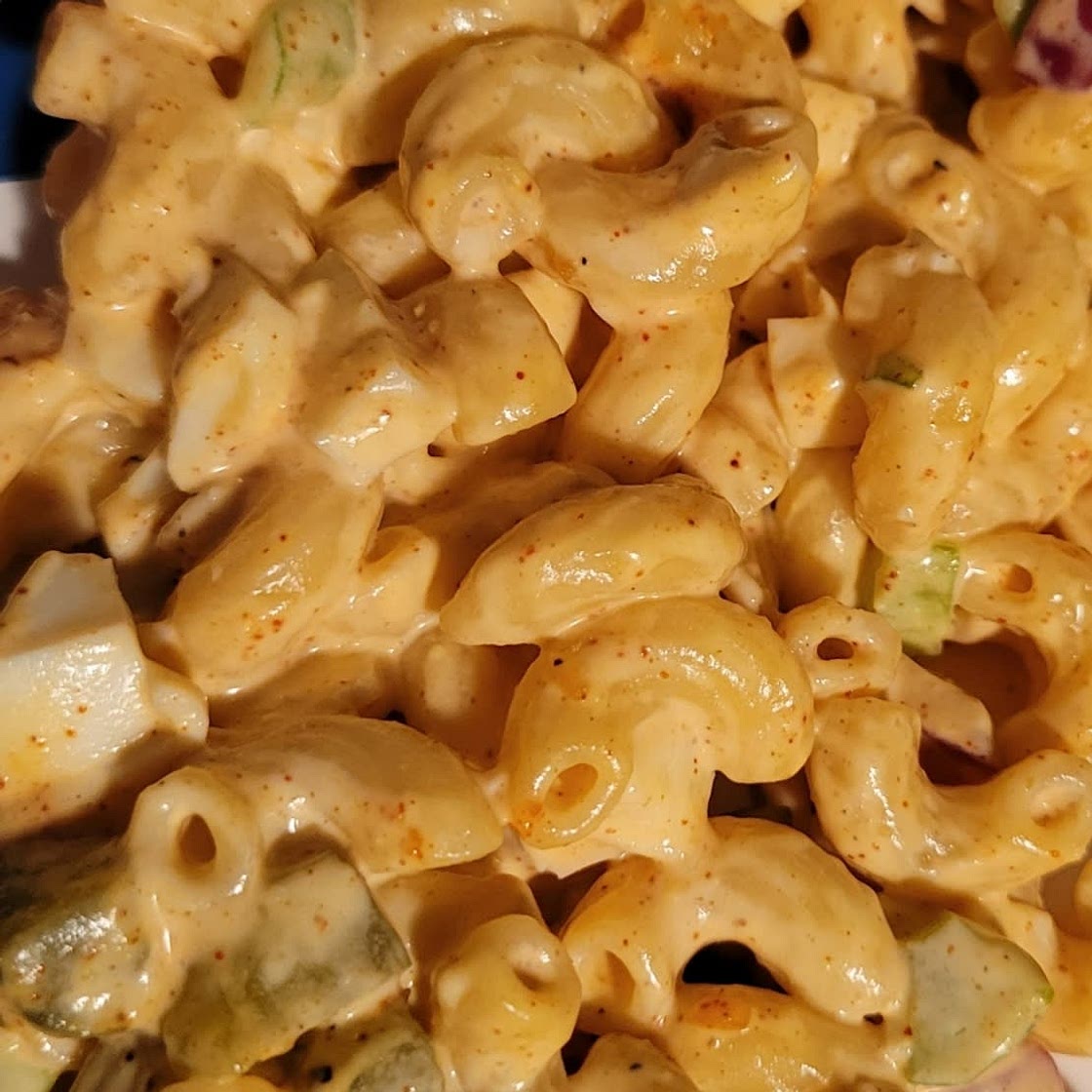 Deviled Egg Macaroni Salad