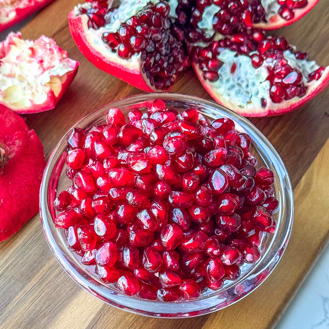 The easiest way to de-Seed a pomegranate