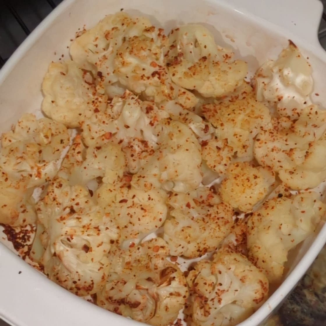 Baked cauliflower