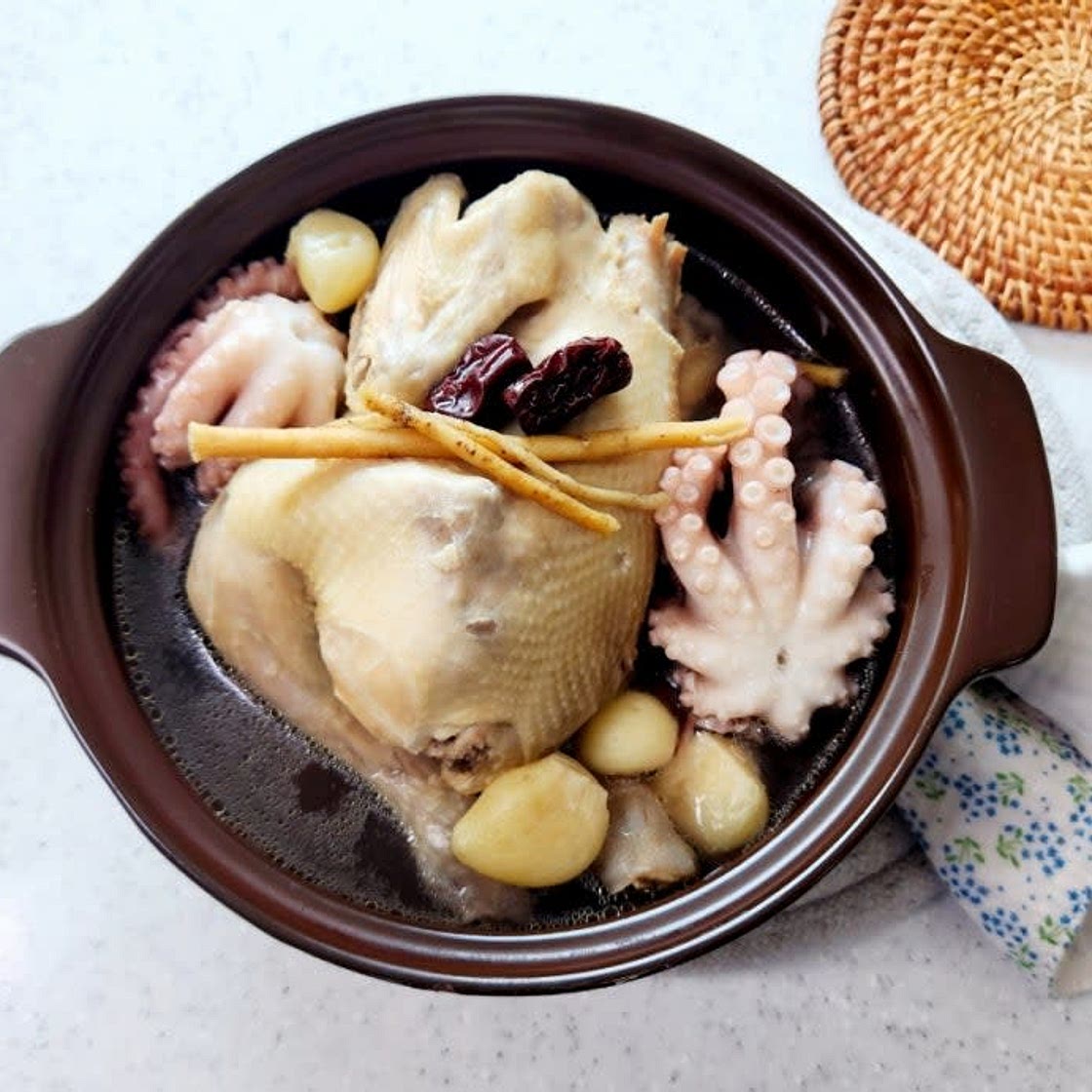 낙지 삼계탕 끓이는법 초복 음식 낙지 삼계탕 레시피